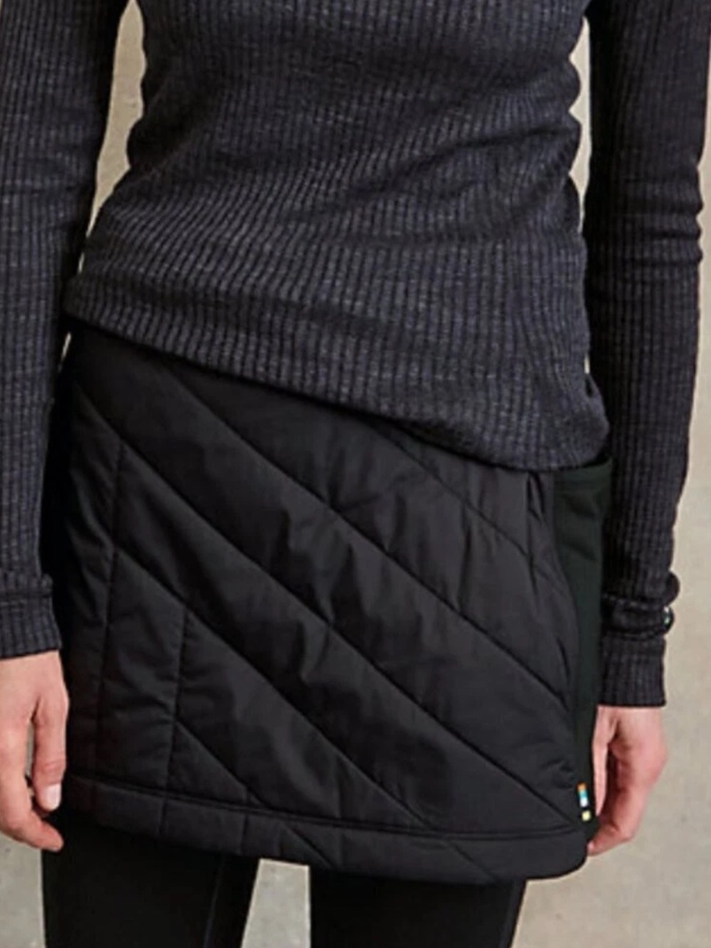 Smartwool NWT Women’s Smartloft® 60 Quilted Skirt in Black, size M